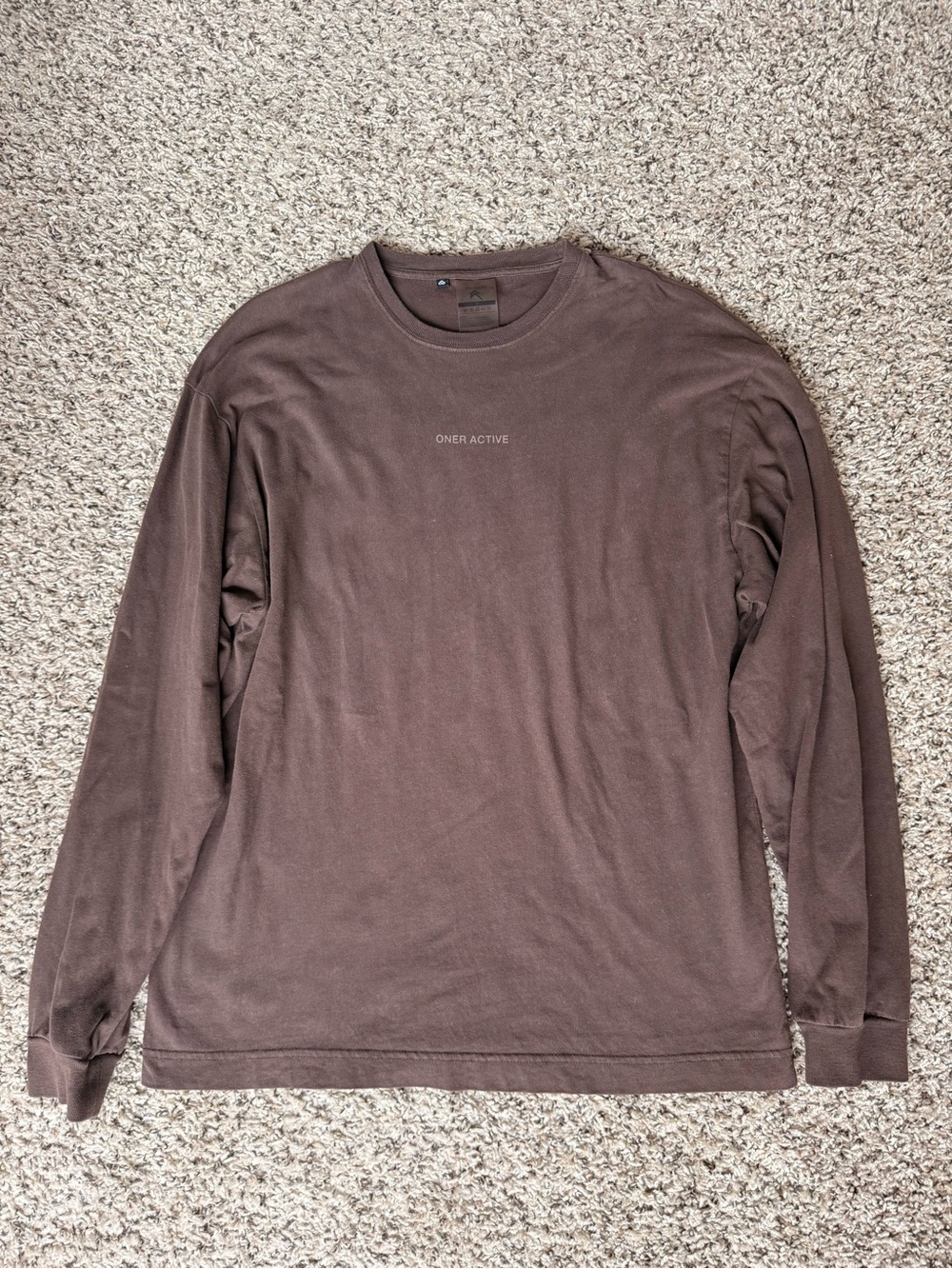 Oner Active Classic Mirror Graphic Oversized Long Sleeve Top - Picture 2 of 3